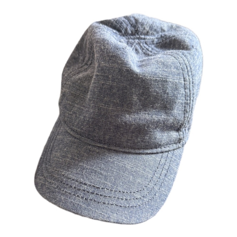 Old Navy Kids Baby Hat 12-18 Months Baseball Cap Blue Denim Unisex